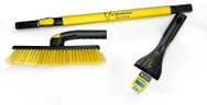 COYOTE SECURE Škrabka se smetáčkem a teleskopickou rukojetí 91-130 cm - Ice Scraper