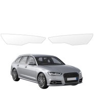 smartSPOT Clear Protective Film for Headlights for Audi A6 C7 Avant Facelift (2014–2018) - Car Paint Protection Film