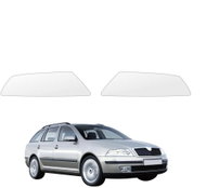 smartSPOT Clear Protective Film for Headlights for Skoda Octavia II Estate (2004–2008) - Car Paint Protection Film