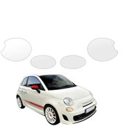smartSPOT Clear Protective Film for Headlights for Abarth 500 (2016–2023) - Car Paint Protection Film
