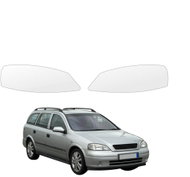 smartSPOT Clear Protective Film for Front Headlights for Opel Astra G Kombi (1998–2009) - Car Paint Protection Film
