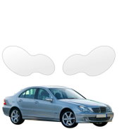 smartSPOT Clear Protective Film for Headlights for Mercedes Benz C Class W203 Saloon (2000-2007) - Car Paint Protection Film