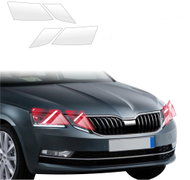 smartSPOT Clear Protective Film for Headlights for Skoda Octavia III (2017–2020) - Car Paint Protection Film