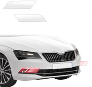 smartSPOT Clear Protective Film for Front Fog Lights for Skoda Superb III Estate (2015–2019) - Car Paint Protection Film