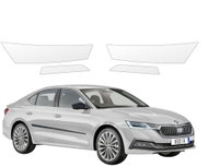 smartSPOT Clear Protective Film for Front Headlights for Skoda Octavia IV Hatchback (2019–2024) - Car Paint Protection Film
