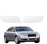 smartSPOT Clear Protective Film for Headlights for Audi A6 C6 Saloon 4-door (2004–2008) - Car Paint Protection Film