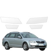 smartSPOT Clear Protective Film for Headlights for Skoda Octavia III Estate (2017–2020) - Car Paint Protection Film