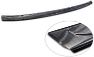 AVISA Nerezový kryt hrany zadního nárazníku BMW X4 II, G02, 2021, Facelift, M-Paket, černý brus - Boot Edge Protector