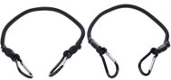 Sixtol Cargo Cord Carabiner Rubber Tie-Down Straps/Bungees 50, 50cm, 2 pcs - Bungee Cord