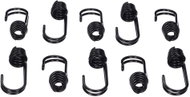 Sixtol Cargo Cord Double Hooks for Bungee Cords/Straps, 10 pcs, Spare Part - Hooks
