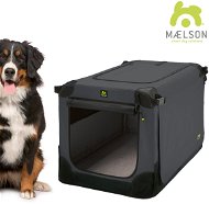 Maelson Soft Kennel XXXL 120×77×86 cm black/anthracite - Dog Carriers