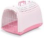 IMAC Crate for Cats and Dogs, Plastic, Pink 50×32×34,5cm - Cat Carriers