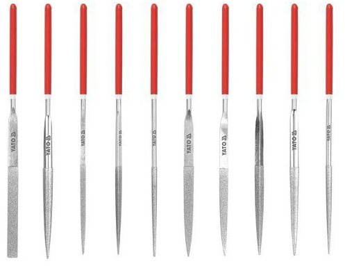 YATO Gyémánt tűreszelő készlet 3 x 140 mm 10 db 50 mm