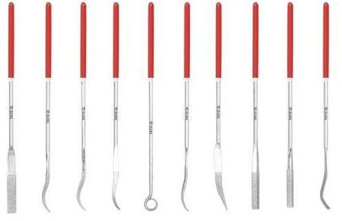 YATO Gyémánt tűreszelő készlet 3 x 140 mm 10 db 25 mm