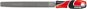 YATO zámočnícky polguľatý jemný 250 mm - Pilník