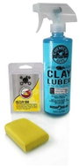 Chemical Guys OG Clay Bar & Luber Synthetic Lubricant Kit, Light/Medium Duty - Car Cosmetics Set