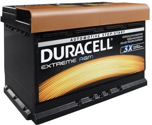 Duracell Extreme AGM DE 70 AGM, 70Ah, 12V ( DE70AGM )) - Car Battery
