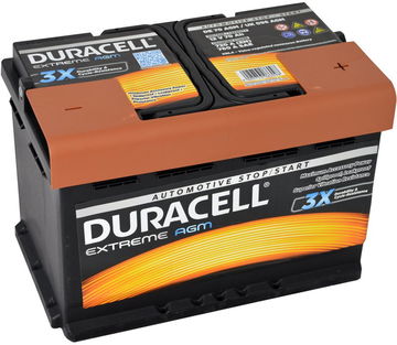 Battery Duracell EXTREME AGM 12v 80Ah - 800A (Right)