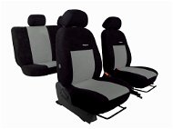 SIXTOL ELEGANCE ALCANTARA black-grey - Car Seat Covers