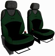 SIXTOL Active Sport Alcantara, two seat set, green - Car Seat Covers