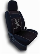 SIXTOL Gekon Alcantara black - Car Seat Covers
