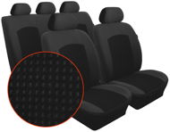 SIXTOL ŠKODA YETI, since 2009, 5 seats, Dynamic velur black - Car Seat Covers