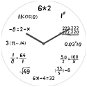POSTERSHOP VM13AV032 Mathematics - Wall Clock