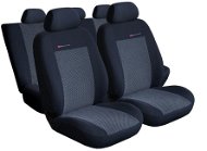 SIXTOL Car Seat Covers for Dacia Sandero II from 2012, Grey Black - Car Seat Covers