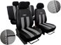 SIXTOL Skoda Yeti, front seats, GT LEATHER light grey - Car Seat Covers