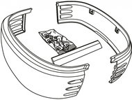 SHAD Side bumper for SH49 - Spare Part