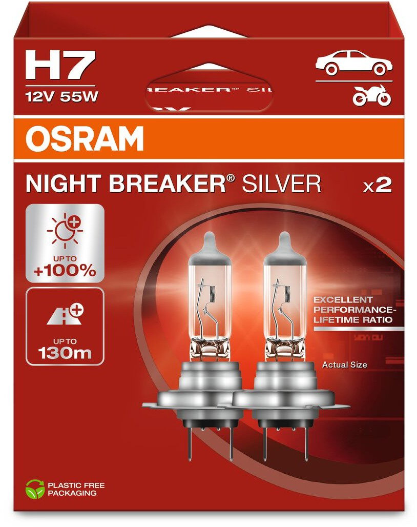 OSRAM H7 Night Breaker SILVER +100%, 2 db