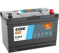 Exide START-STOP EFB Car Battery, EL954, 12V - 95Ah - UAMK In-Car Installation - Car Battery