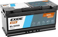 Exide START STOP EFB, EL1050, 12V - 105Ah Car Battery - UAMK In-Car Installation - Car Battery