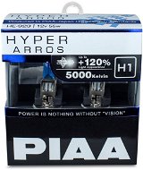 PIAA Hyper Arros 5000K H1 + 120 % jasne biele svetlo s teplotou 5000K, 2 ks - Autožiarovka