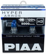PIAA Hyper Arros 5000K H3 + 120%, jasne biele svetlo s teplotou 5000K, 2 ks - Autožiarovka