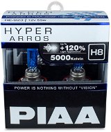 PIAA Hyper Arros 5000K H8 + 120%, jasne biele svetlo s teplotou 5000K, 2 ks - Autožiarovka