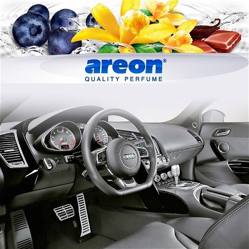 Areon Luxury Car Perfume Long Lasting Air Freshener Silver