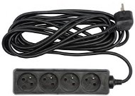 Extension black 3 m, 4 drawers - Extension Cable