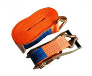 Lashing Strap Set 2'/5t/12m with ratchet and hook - Tie Down Strap