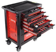 Portable tool workshop cabinet (211pcs) 7 drawers - Tool trolley