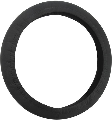 Compass Winding PLUSH Black - Steering Wheel Cover - Main image