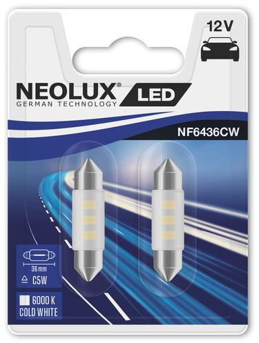 NEOLUX LED "C5W" 6000K, 12V, SV8.5-8