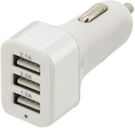 COMPASS Plug 3xUSB 12-24V 5V/3100mA - Car Charger