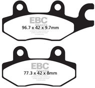 EBC Brake pads FA165/2R - Motorbike Brake Pads