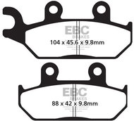EBC Brake pads FA172R - Motorbike Brake Pads