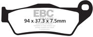 EBC Brzdové destičky FA181TT - Brzdové destičky na motorku