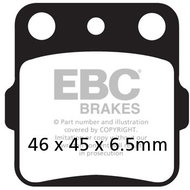 EBC Brake pads FA084/3TT - Motorbike Brake Pads