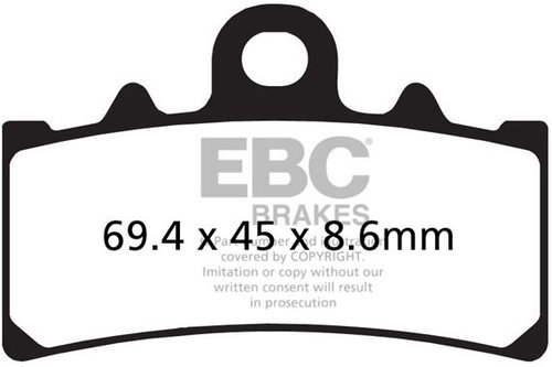 EBC Brake pads FA606 - Motorbike Brake Pads - Main image