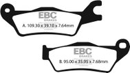 EBC Brake pads FA715 - Motorbike Brake Pads