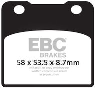 EBC Brake pads FA103V - Motorbike Brake Pads